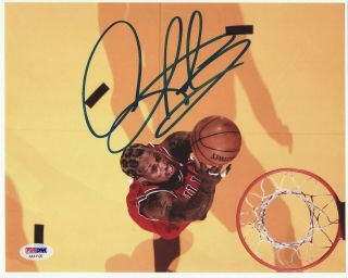 Dennis Rodman Signed Autographed 8x10 Photo Psa/dna Aa41120 Chicago Bulls