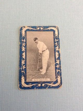 1909 - Wills Australian & English Cricketers Capstan Sydney Gregory Nsw R