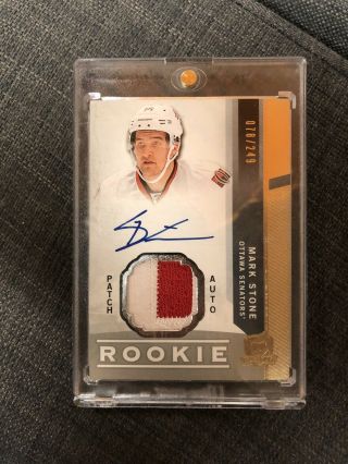 2012 - 13 Ud The Cup Mark Stone Rpa Rc Vegas Golden Knights