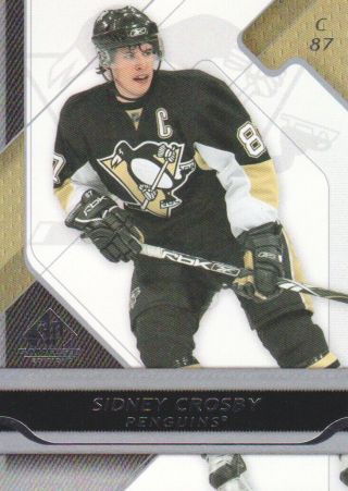 2008 - 09 Sp Game Hockey 83 Sidney Crosby Pittsburgh Penguins