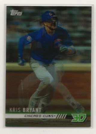 Kris Bryant 2018 Topps On Demand 3d Motion M - 12 Chicago Cubs