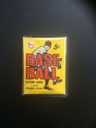 1968 Topps Baseball 5 Cent Wax Pack -