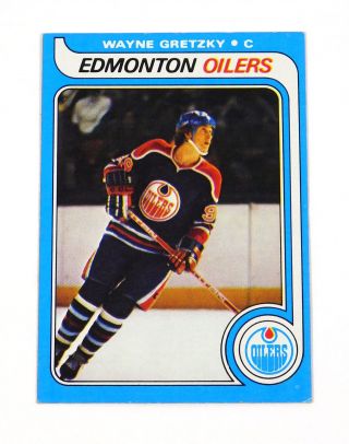 1979 - 80 Topps Wayne Gretzky 18 Rookie Oilers