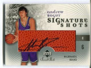 2005 - 06 Ud Sweet Spot Rc Andrew Bogut Signature Shots Auto Autograph