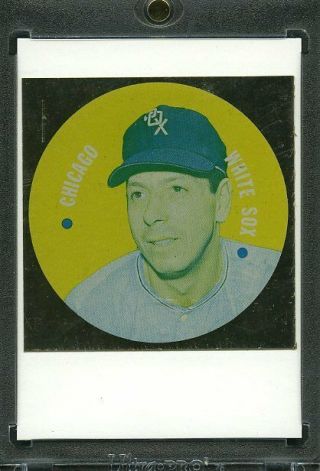1967 Topps Baseball Discs Test Set Proof.  Johnny Romano White Sox