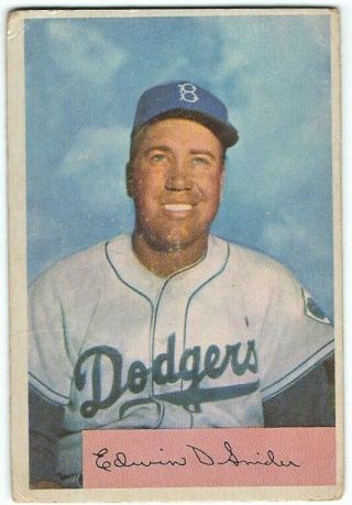 1954 Bowman 170 Duke Snider Brooklyn Dodgers