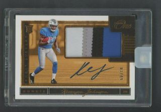 2018 Panini One Kerryon Johnson Lions Rpa Rc 4 - Color Patch Auto /49