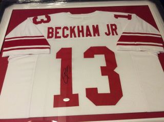 Odell Beckham Jr Signed/framed York Giants Jersey - Jsa