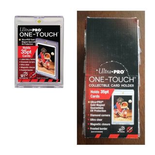25 X Ultra Pro One - Touch 35pt Magnetic Card Holders Protectors Display Box Of 25