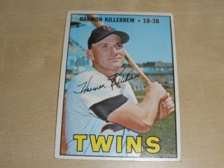 1967 Topps Baseball 460 Harmon Killebrew
