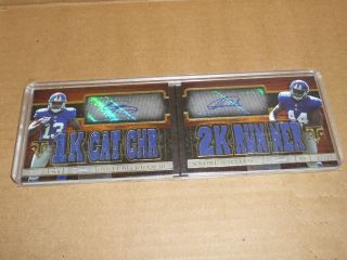 2014 Triple Threads Odell Beckham Jr/andre Williams Autograph/auto Jersey /27