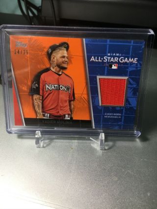 2017 Topps Update All - Star Game Jersey Relic Asr - Ym Yadier Molina 24/25