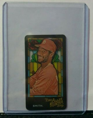 2019 Topps Allen And Ginter Ozzie Smith Stained Glass Mini Ssp /25 65