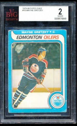 1979 - 80 O - Pee - Chee 18 Wayne Gretzky Rc Rookie Bvg 2 Good 6849