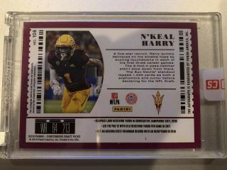 2019 Contenders Playoff Ticket N’keal Harry Rookie Auto 1/18 3