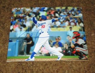 Justin Turner La Dodgers Signed Autographed 8x10 Photo (proof) 2017 Nlcs Mvp