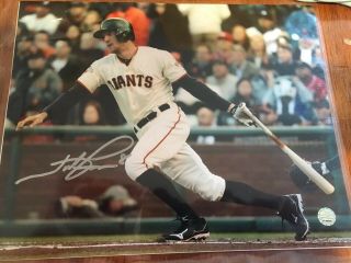 Hunter Pence San Francisco Giants Autographed Signed 8x10 Photo W/coa