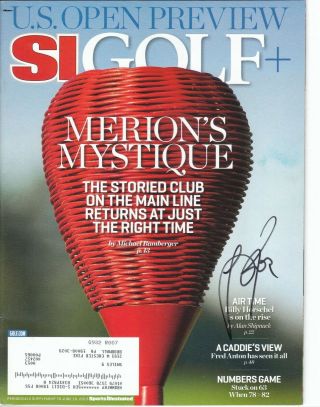 Justin Rose Signed Autographed Si Sports Illustrated Us Open Masters Pga Merion
