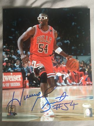 Horace Grant Chicago Bulls Signed 8x10 Photo,  Schwartz Sports
