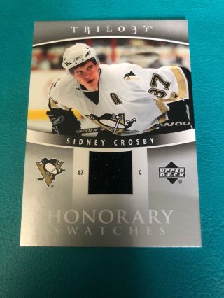 Sidney Crosby Honorary Swatches.  2006 - 07 Ud Trilogy