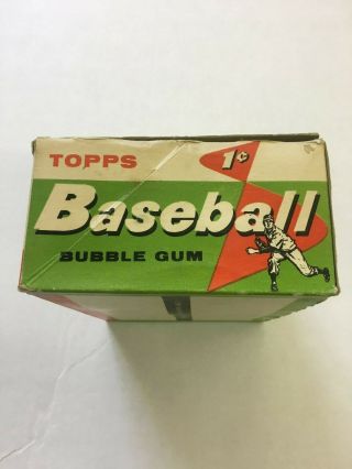 1958 1 Cent Topps Empty Display Box