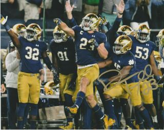 Drue Tranquill Notre Dame Irish Signed 8x10 Photo Chargers H