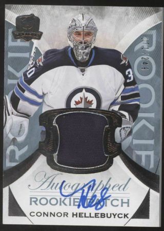 2015 - 16 Ud The Cup Connor Hellebuyck Patch Rc Auto Autograph /249