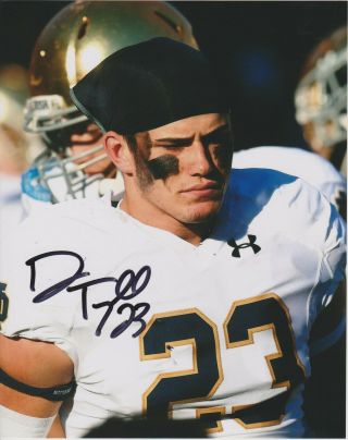 Drue Tranquill Notre Dame Irish Signed 8x10 Photo Chargers B