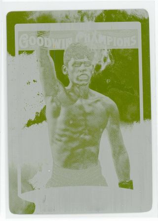 2019 Goodwin Champions [ Ryan Garcia ] Yellow Printing Plate 1/1 Boxing 104