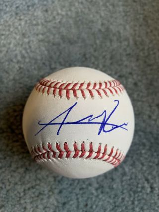 Addison Russell Signed Official Mlb Baseball Chicago Cubs Autograph