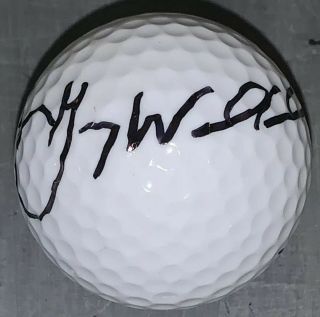 Gary Woodland Kansas Signed Golf Ball Autographed Masters Fathers Day