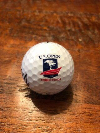 Billy Hurley III Signed 2019 US Open Golf Ball PGA Proof Autographed 2