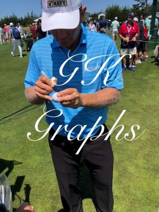 Billy Hurley III Signed 2019 US Open Golf Ball PGA Proof Autographed 5