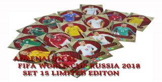 Adrenalyn Xl Fifa World Cup Russia 2018 Limited Set 15 Limited Edition