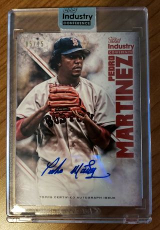 2019 Topps Industry Conference Pedro Martinez Auto 05/15