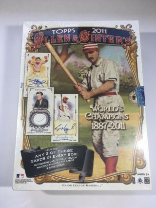2011 Topps Allen & Ginter World Champions Baseball Hobby Box Factory