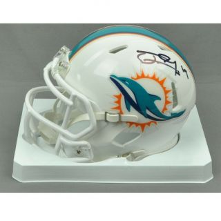 Nfl Miami Dolphins Jakeem Grant 19 Autograph Mini Helmet 7 " X 5 " The Dream Jsa