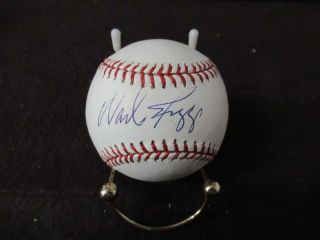 Wade Boggs Signed Auto Autograph Omlb Baseball Mab Sticker Bl073