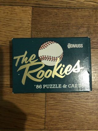 1986 Donruss The Rookies 86 Puzzle And Cards Set