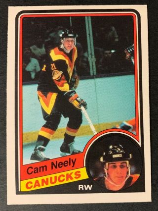 Cam Neely 1984 O - Pee - Chee Rookie Card Very Good Canucks