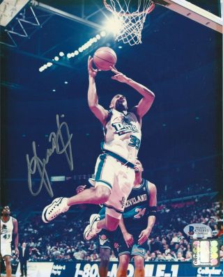 Grant Hill Signed 8x10 Photo Autographed Bas Beckett Detroit Pistons Roy