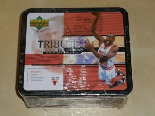 1998 - 99 Upper Deck Lunch Box Tribute To Michael Jordan Factory Set