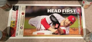 Chris Carpenter Signed 2011 World Series Autograph St.  Louis Cardinals Poster