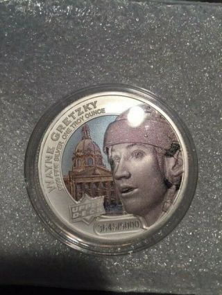 2017 Ud Upper Deck Grandeur Wayne Gretzky 3646/5000 1 Oz Fine Silver Coin