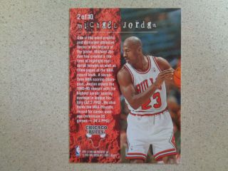 1995 - 96 Fleer Michael Jordan Chicago Bulls Total 