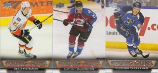 2013/14 Upper Deck Series One 1 Complete Set Of 250 Cards With Young Gun Rookies
