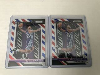 2018 - 19 Panini Prizm Marvin Bagley Iii 181 Rookie Red White Blue Parallel Pair