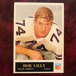 1965 Philadelphia Set Bob Lilly 47 Dallas Cowboys Tcu - Ex -