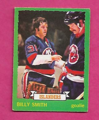 1973 - 74 Opc 142 Islanders Billy Smith Rookie Good Card (inv C1820)