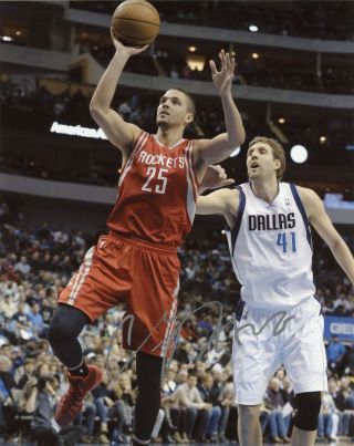 Chandler Parsons Authentic Hand - Signed " Houston Rockets " 8x10 Photo